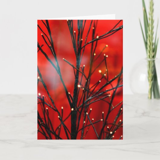 Begrüßung der Saison Feiertagskarte (Vorderseite)