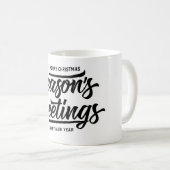 Begrüßung der Saison Kaffeetasse (VorderseiteRechts)