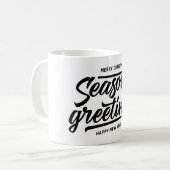 Begrüßung der Saison Kaffeetasse (Vorderseite Links)