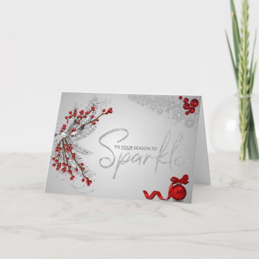 Begrüßung der Saison Karte (Vorderseite)