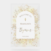 Begrüßung der Taufe Acrylschild (Vorderseite)