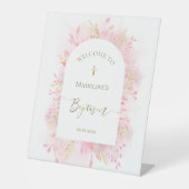 Begrüßung der Taufe Sockelschild (Vorderseite)