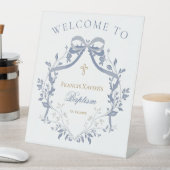 Begrüßung der Taufe Sockelschild (In Situ)