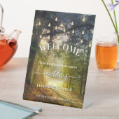 Begrüßung der Trauerfeier für die Saitenlichter Sockelschild (In Situ)