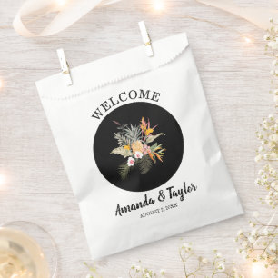 Begrüßung der tropischen Flora Geschenktütchen