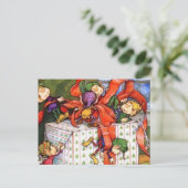 Begrüßung der Urlaubspostkarte Feiertagspostkarte (Stehend Vorderseite)