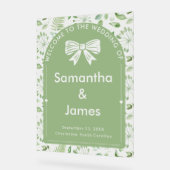 Begrüßung der weichen Seite - Gärtnerisch Inspirie Acrylschild (Winkel)