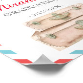 Begrüßung der World Travel Airplane Graduation Par Poster (Ecke)