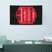 Begrüßung der Zuhause aus dem Gefängnis Banner (Messeveranstaltung)