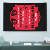 Begrüßung der Zuhause aus dem Gefängnis Banner (Messe)