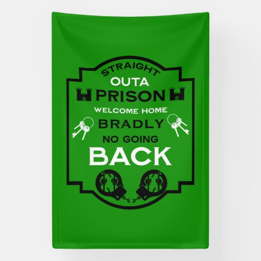Begrüßung der Zuhause aus dem Gefängnis Banner (Vertikal)