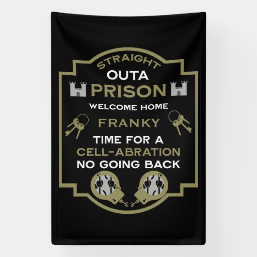 Begrüßung der Zuhause aus dem Gefängnis Banner (Vertikal)