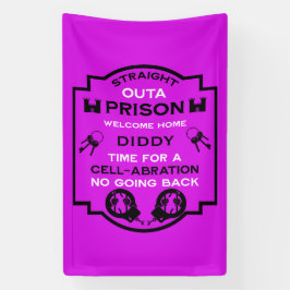 Begrüßung der Zuhause aus dem Gefängnis Banner