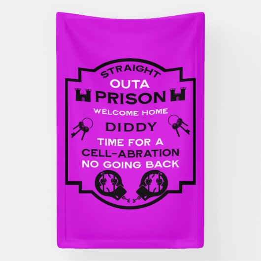 Begrüßung der Zuhause aus dem Gefängnis Banner (Vertikal)