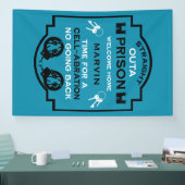 Begrüßung der Zuhause aus dem Gefängnis Banner (Messe)