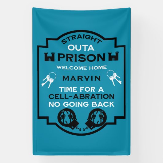 Begrüßung der Zuhause aus dem Gefängnis Banner (Vertikal)