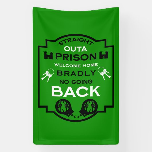 Begrüßung der Zuhause aus dem Gefängnis Banner (Vertikal)
