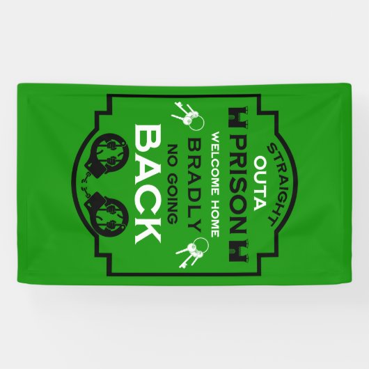 Begrüßung der Zuhause aus dem Gefängnis Banner (Horizontal)