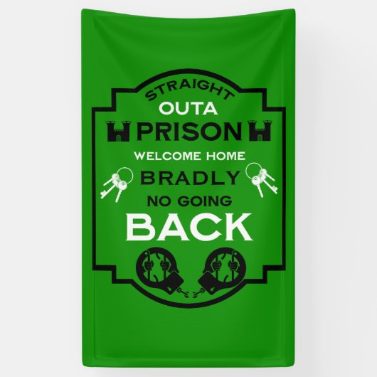 Begrüßung der Zuhause aus dem Gefängnis Banner (Vertikal)