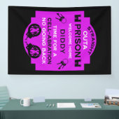 Begrüßung der Zuhause aus dem Gefängnis Banner (Messe)