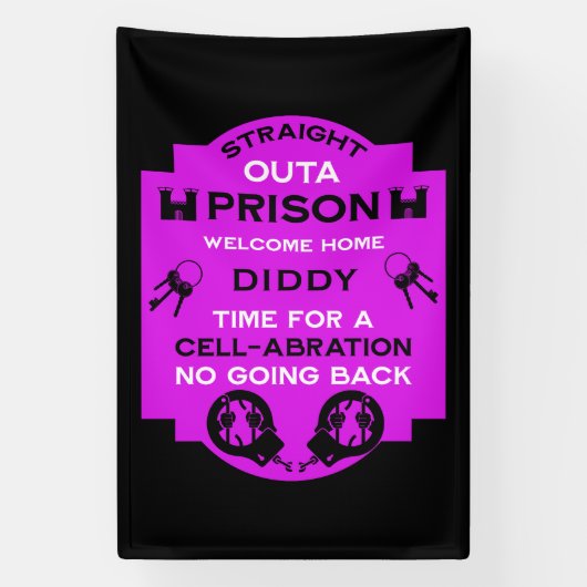 Begrüßung der Zuhause aus dem Gefängnis Banner (Vertikal)