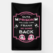 Begrüßung der Zuhause aus dem Gefängnis Banner (Vertikal)