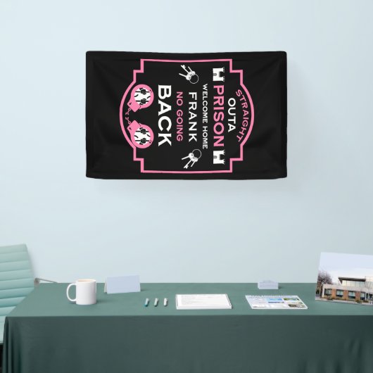 Begrüßung der Zuhause aus dem Gefängnis Banner (Messe)