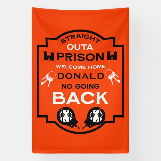 Begrüßung der Zuhause aus dem Gefängnis Banner (Vertikal)