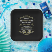 Begrüßung der Zuhause aus dem Gefängnis Pappteller (Party)