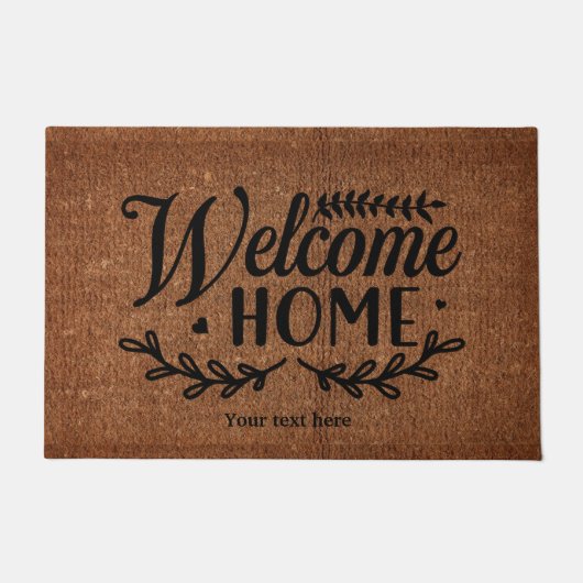 Begrüßung der Zuhause Fußmatte (Vorderseite)