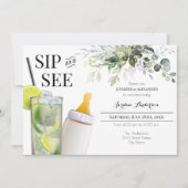 Begrüßung des Babys Einladung (Vorderseite)