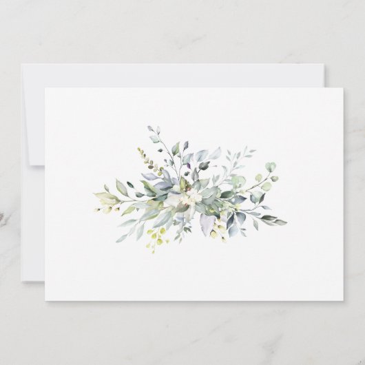 Begrüßung des Babys Einladung (Rückseite)