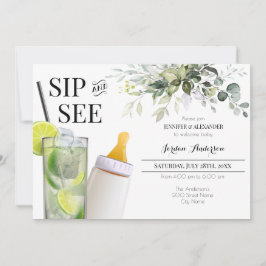 Begrüßung des Babys Einladung