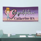 Begrüßung des Banners der Krankenschwester in der Banner (Messe)