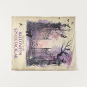 Begrüßung des Eingangs des gotischen Wasserfarbeni Wandteppich (Vorderseite (Horizontal))