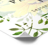 Begrüßung des Fotos des Lebens Begrüßungszeichen Poster (Ecke)