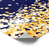 Begrüßung des Fotos zum Geburtstag Poster (Ecke)