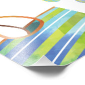 Begrüßung des Ful Pool-Party Fotodruck (Ecke)