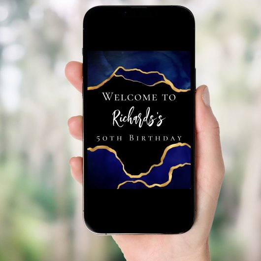 Begrüßung des Geburtstags Poster