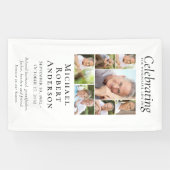 Begrüßung des Lebens durch mehrere Fotos Willkomme Banner (Horizontal)