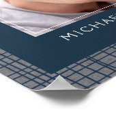 Begrüßung des Lebensmaskulinen Begrüßungszeichen Poster (Ecke)