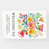 Begrüßung des mexikanischen Fiesta-Party Banner (Horizontal)