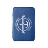 Begrüßung des Namens des Ankerseils an Bord Badematte (Vorderseite Vertikal)