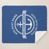 Begrüßung des Namens des Ankerseils an Bord Sherpadecke (Vorderseite (Horizontal))