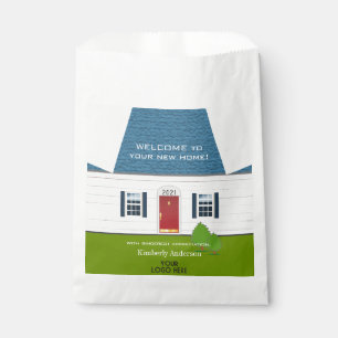 Begrüßung des neuen Zuhause-Logo-Client-Geschenkha Geschenktütchen