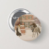 Begrüßung des Postmanns durch Robert Walker Macbet Button (Vorne & Hinten)