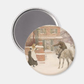 Begrüßung des Postmanns durch Robert Walker Macbet Magnet (Vorderseite/Rückseite)