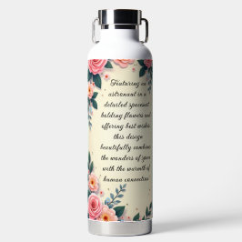 Begrüßung des Spaceman Trinkflasche