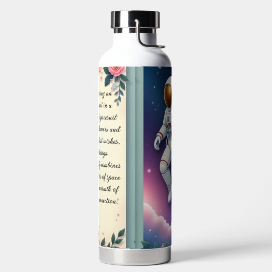 Begrüßung des Spaceman Trinkflasche (links)