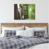 Begrüßung des Tages 2006 Leinwanddruck (Insitu (Schlafzimmer))